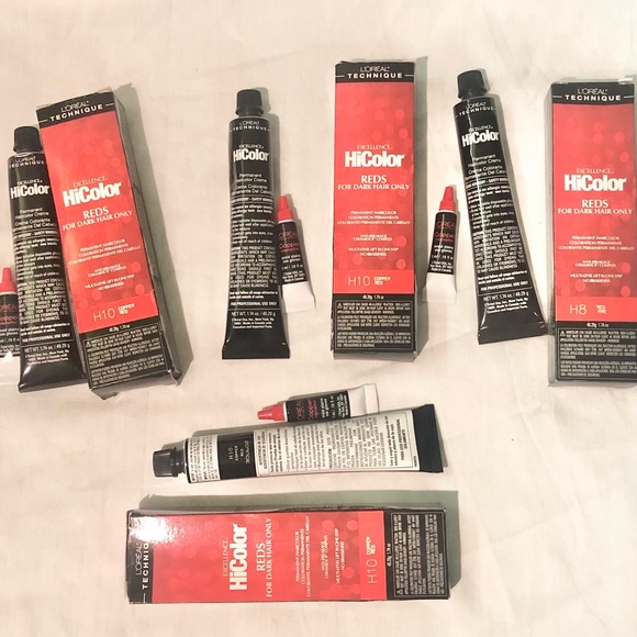 L’Oreal HiColor Bundle. Copper Red & Red Fire Dye Developer + Protein Filler - Picture 7 of 13